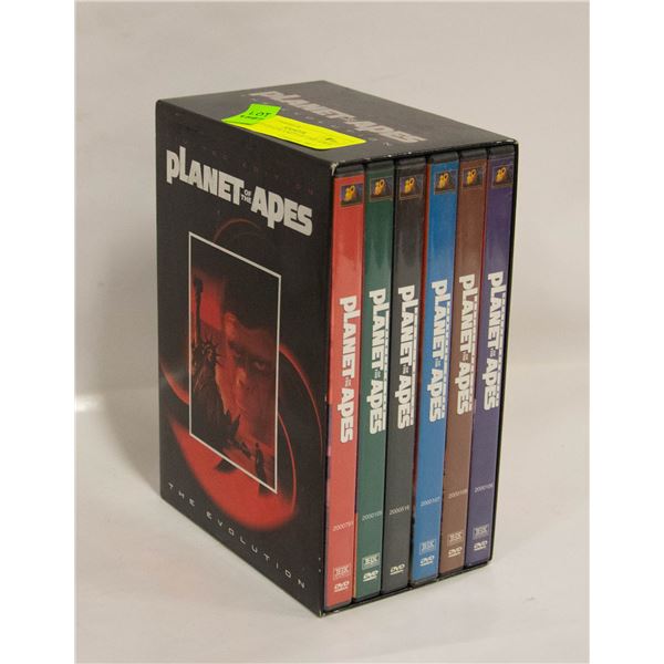 BOX SET OF 6 PLANET OF THE APES ON DVD