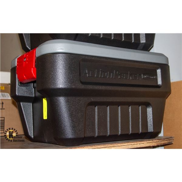 NEW RUBBERMAID ROUGHNECK ACTION PACKER TOTE