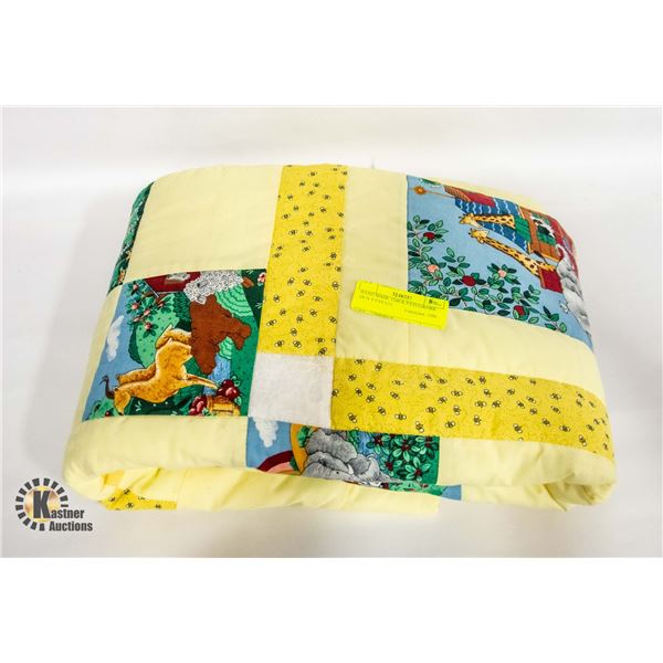 HAND MADE THICK PATCHWORK QUILT-ESTATE