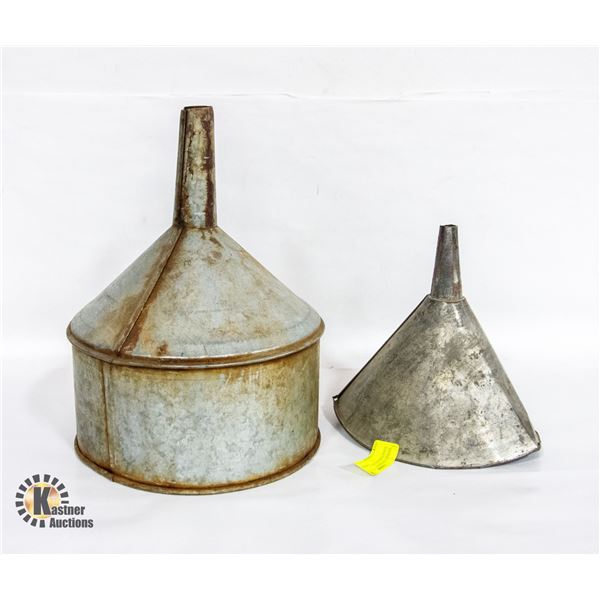 ANTIQUE FUNNELS TOGETHER-ESTATE