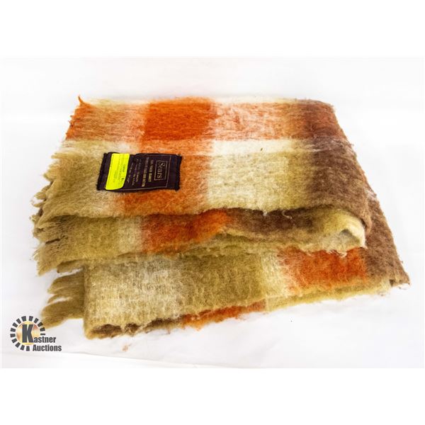 VINTAGE ITALY LOOM WOVEN 130X170CM BLANKET-ESTATE