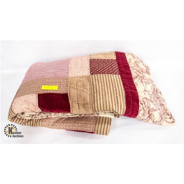 QUEEN SIZE PATCHWORK QUILT-ESTATE