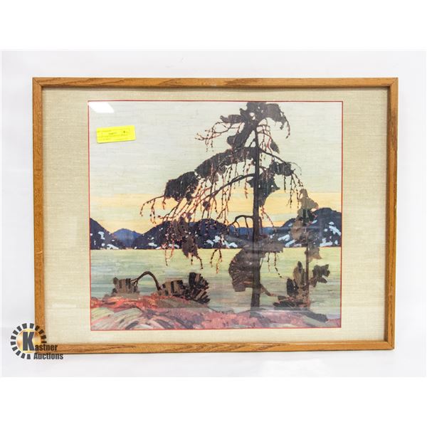 FRAMED PRINT APPROX 18X24 FRAMED