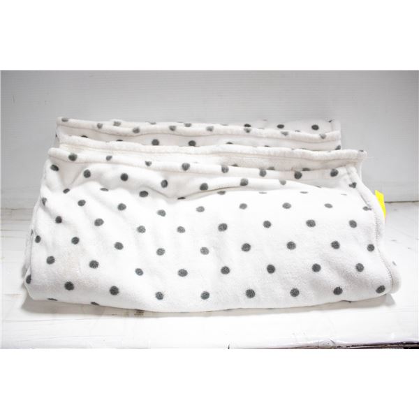 USED KATE SPADE FLEECE QUEEN SIZE SUPER SOFT