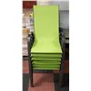 Image 1 : 6 PIECE STACKABLE LAWN CHAIRS