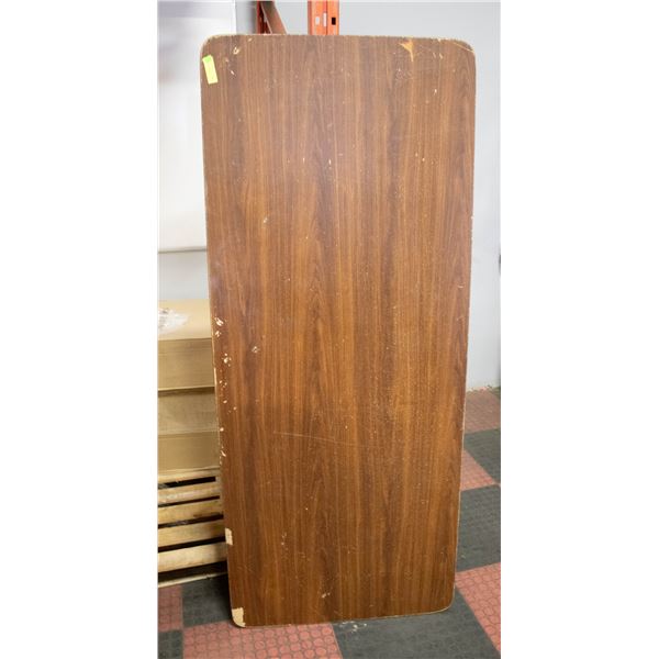 6' WOODEN BANQUET TABLE