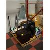 Image 1 : PALLET OF ESTATE MISC INCLUDING SQUARE OTTOMAN,