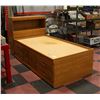 Image 1 : OAK SINGLE MATES BED