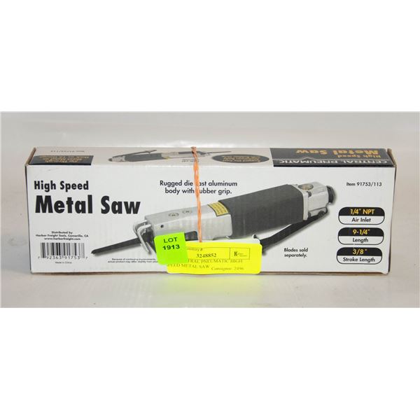 NEW CENTRAL PNEUMATIC HIGH SPEED METAL SAW