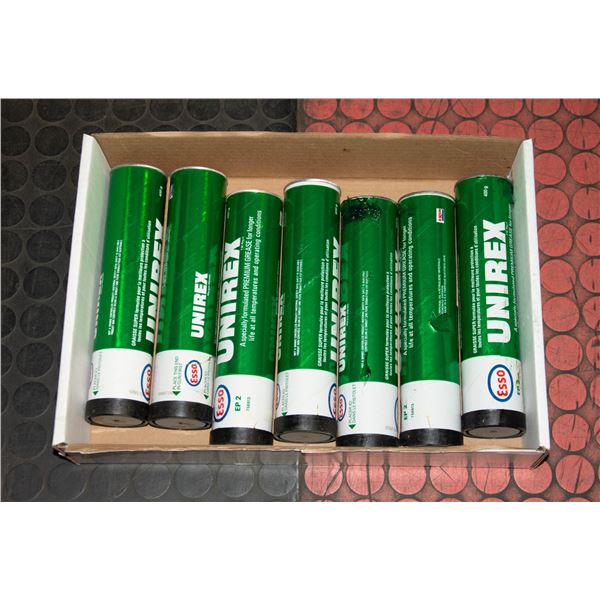 LOT OF 7 GREASE TUBES (NEW)