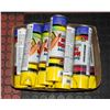 Image 1 : LOT OF YELLOW SPRAY MARKING PAINT