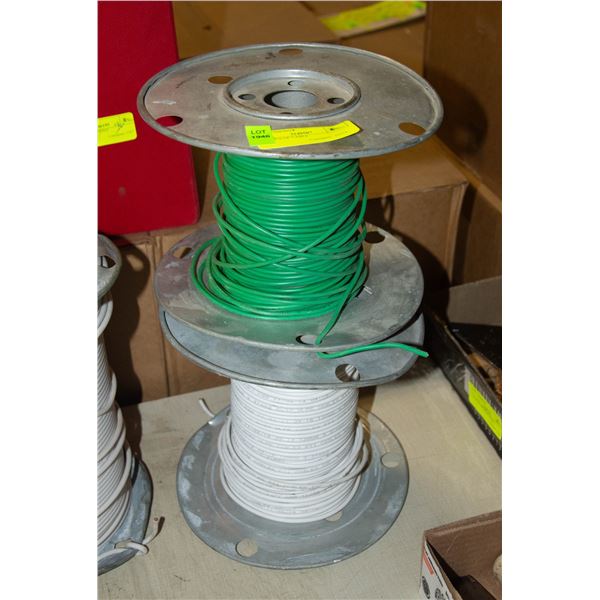 2 SPOOLS OF CABLE