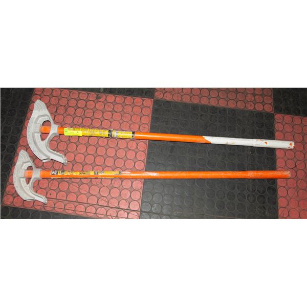 LOT OF 2 PIPE BENDERS
