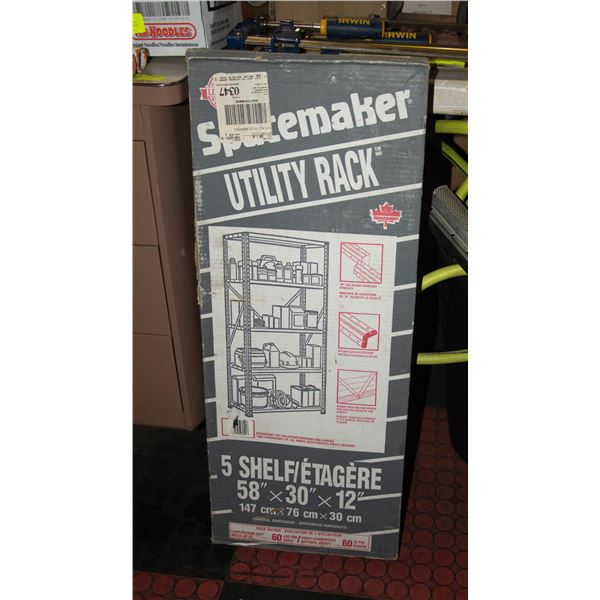 NEW SPACEMAKER UTILITY RACK 58"X30"X12"