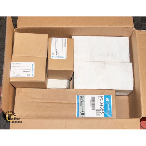 BOX OF DONALDSON FILTERS