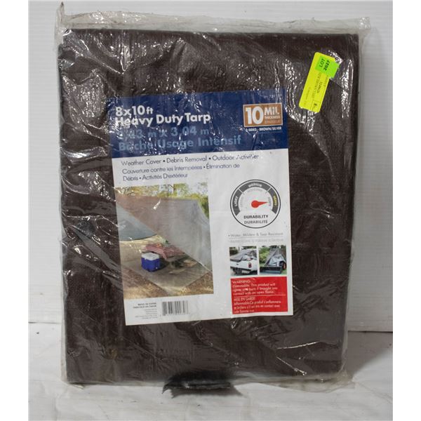 LARGE NEW BROWN TARP