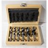 Image 1 : LEE VALLEY 4 INCH 6PC SET OF AUGER BITS