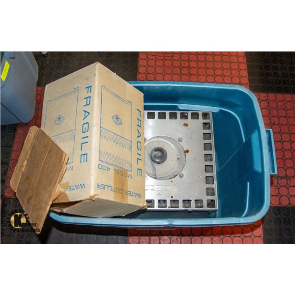 WATER DISTILLER SYSTEM
