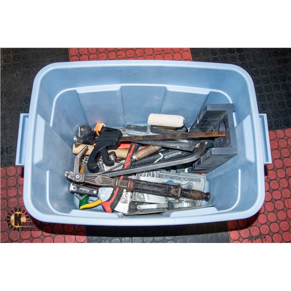 BIN ASSORTED TOOLS