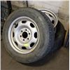 Image 1 : PAIR OF HALF TREAD 235/65R17 TIRES (1 OFF RIM &