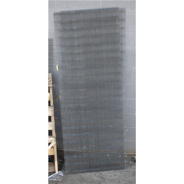 SET OF TWO 76.5" X 30" HIGH CARBON STEEL SCREENS