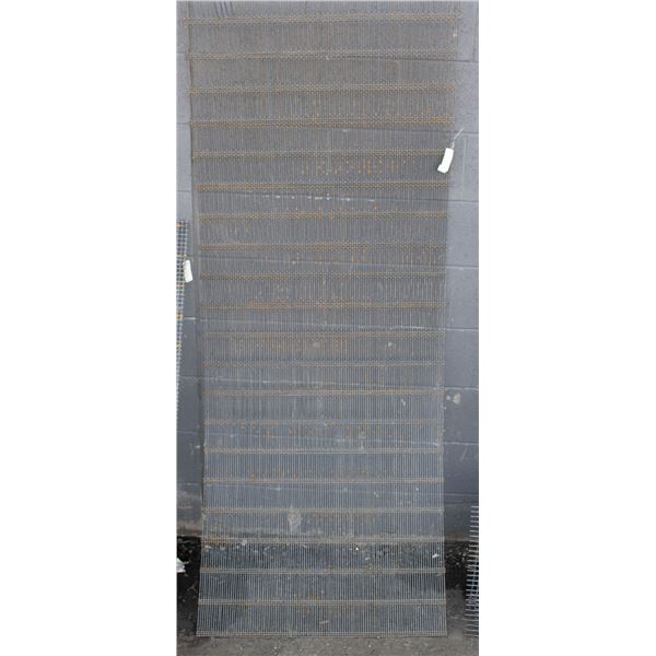 76" X 30" HIGH CARBON STEEL SCREEN