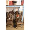 Image 1 : LOT OF VINTAGE CHAIRS INCLUDES BAR HEIGHT STOOLS &