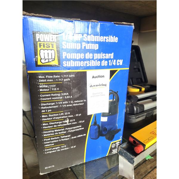 Submersible Sump Pump A