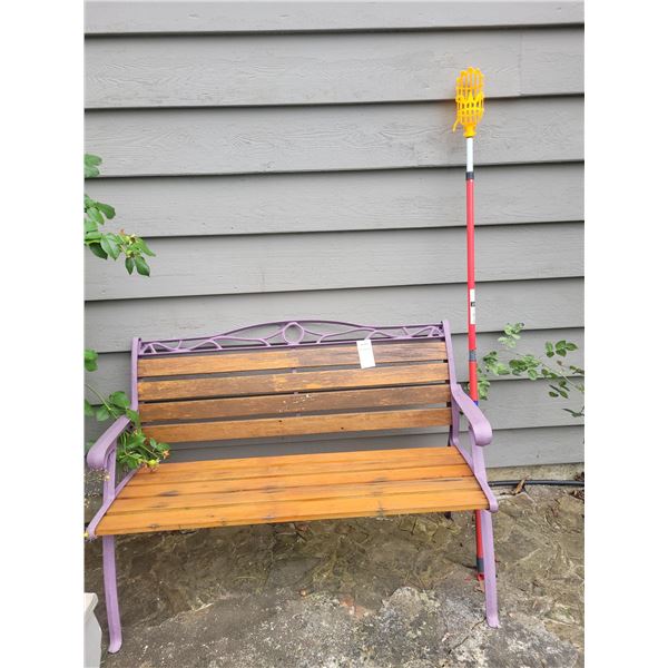 Bench, fruit puller A