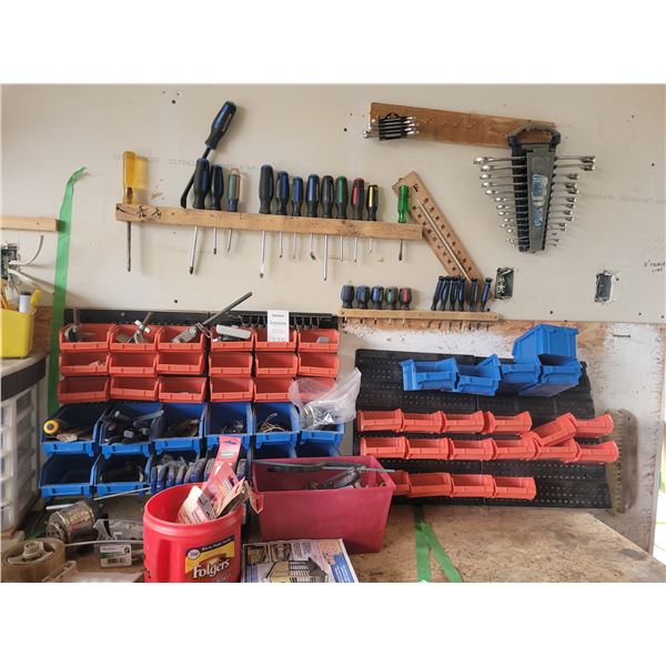 Wrenches, screw drivers A