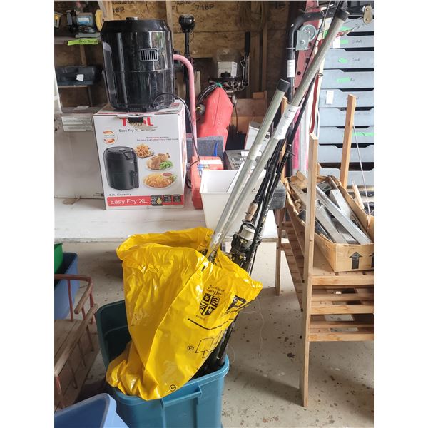 Fishing reels, rods, nets A