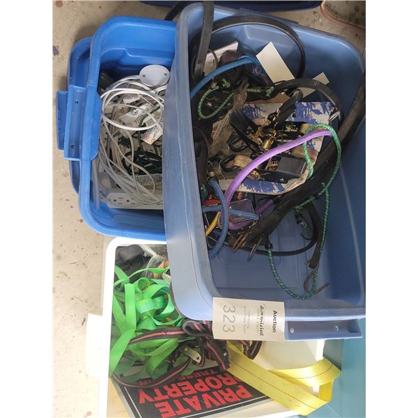 Bungi cords, straps, cords A