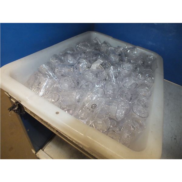 Bus Pan Full Of Shot Glasses