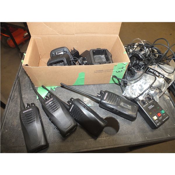 4 Kenwood 2 Way Radios