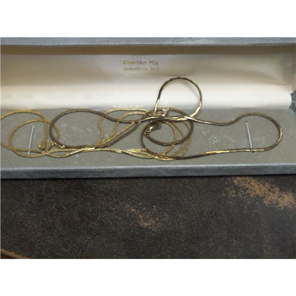 2 Gold Color Necklaces