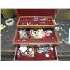 Image 1 : Jewelry Box w/ Assorted Jewelry