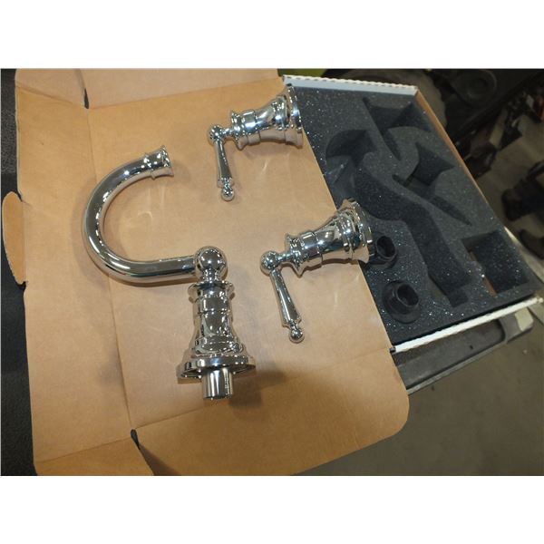 Chrome Wall Mount Bathroom Faucet