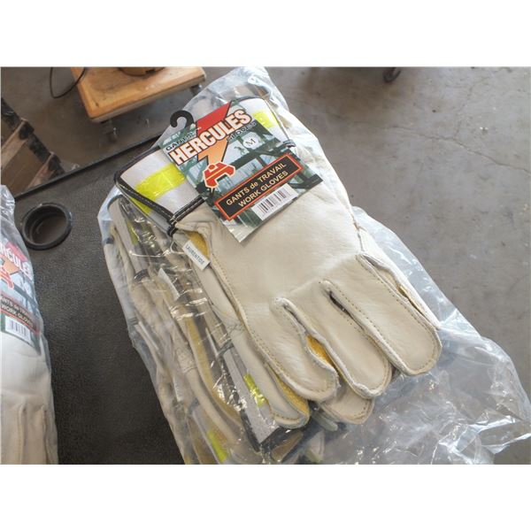 12 Pair Of Med Work Gloves