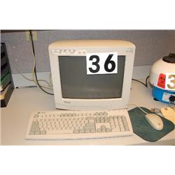 GATEWAY COMPUTER, KEYBOARD, AND TTX MONITOR
