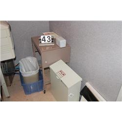 LOT CONSISTING OF CONTENTS OF ROOM, FILM CABINET, X-RAY FILM, SOLUTIONS