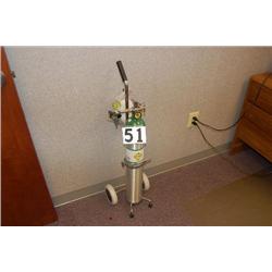 OXYGEN TANK, REGULATOR, AND STAND