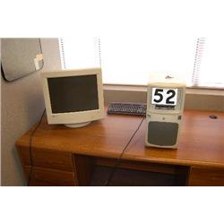 INTEL COMPUTER, GATEWAY MONITOR AND KEYBOARD