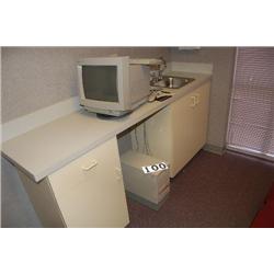 PACKARD BELL COMPUTER, MONITOR, AND KEYBOARD