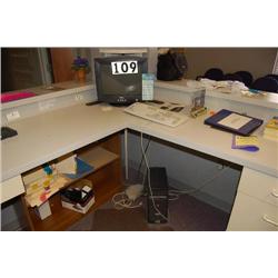 DELL COMPUTER WITH MONITOR AND KEYBOARD