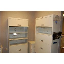 2 SIX DRAWER LATERAL FILE CABINET
