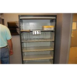 BLACK LEGAL 6 DRAWER FILE CABINET