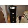 Image 1 : BLACK HON 4 DRAWER FILE CABINET