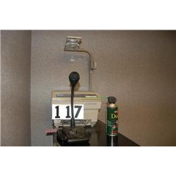 OVERHEAD PROJECTOR AND MICROPHONE