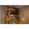 Image 1 : LOT CONSISTING OF REMAINING CONTENTS INCLUDING 4 SHELF BOOKCASE, 5 SHELF BOOKCASE, 2 DRAWER FILE, DE