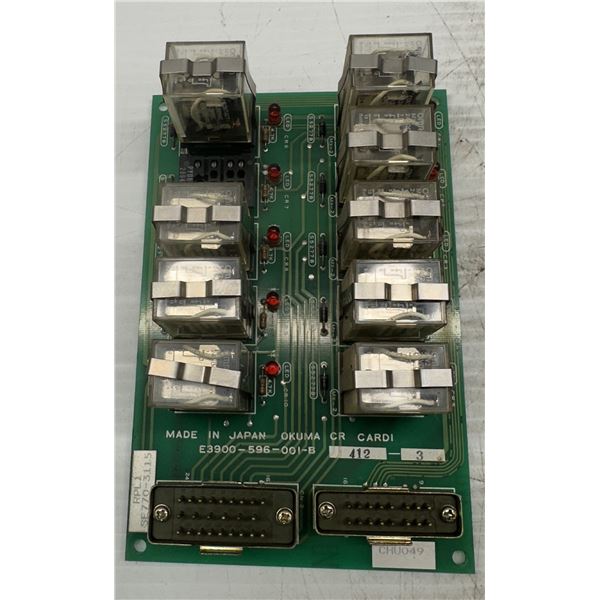 Okuma #E3900-596-001-B-412-3 CR Card1 Circuit Board